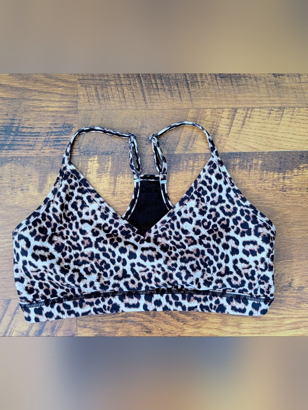 Zyia Active Leopard-Print Sports Bra, Size L